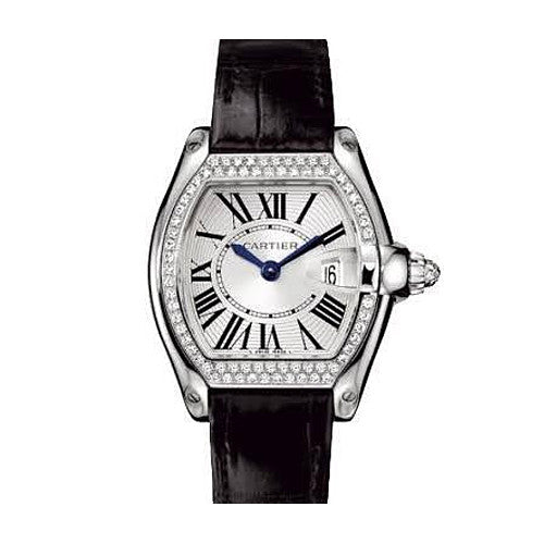 Roadster Small Leather with Diamonds and Date