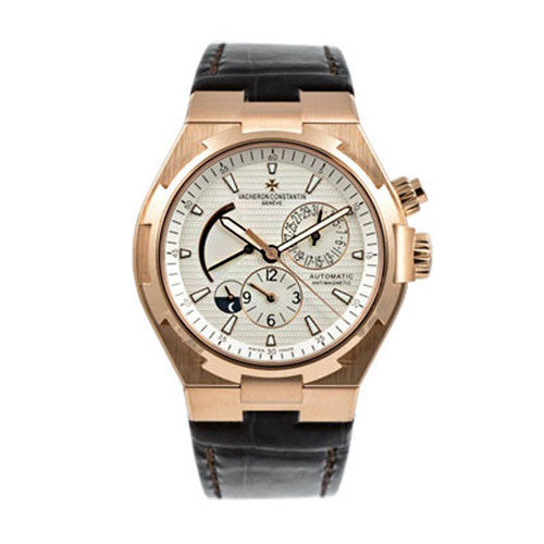 Overseas Dual Time Rose Gold with Leather Strap