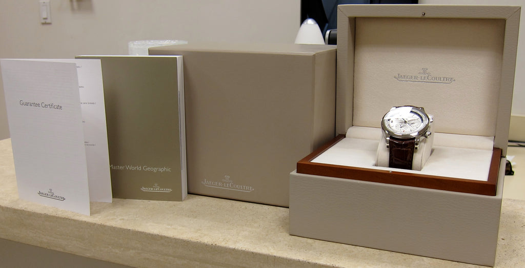 Jaeger-LeCoultre Master  World Geographic Steel Men's Watch - 146.8.32.S - USED