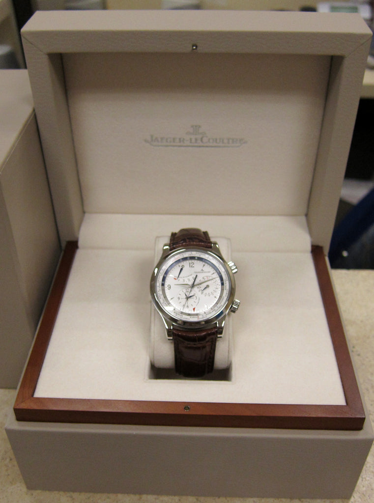 Jaeger-LeCoultre Master  World Geographic Steel Men's Watch - 146.8.32.S - USED
