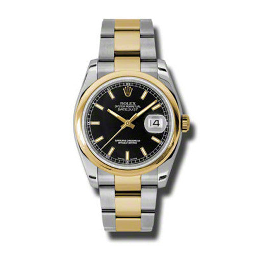Datejust 36mm Stainless Steel and Yellow Gold
