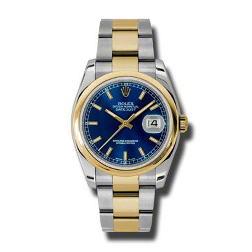 Datejust 36mm Stainless Steel and Yellow Gold