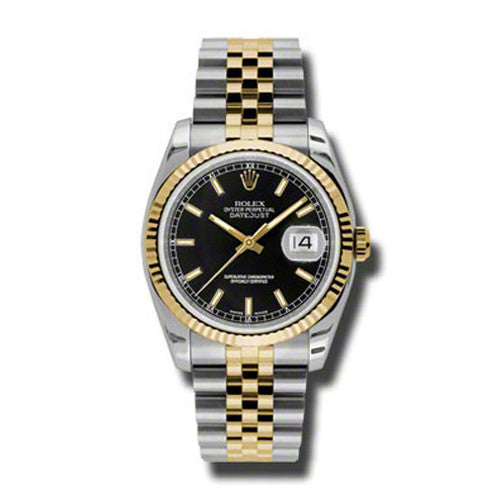 Datejust 36mm Stainless Steel and Yellow Gold Fluted