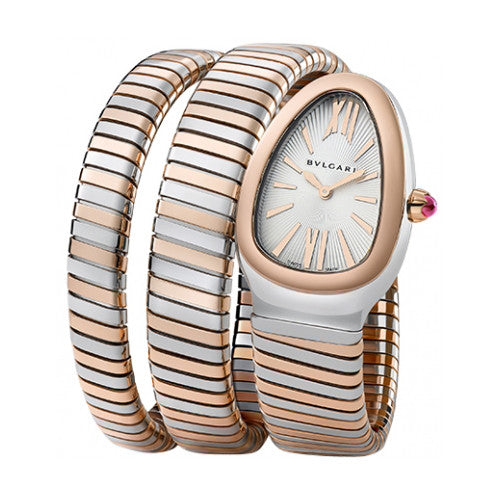 Serpenti Tubogas 35mm Double Twirl with Rose Gold