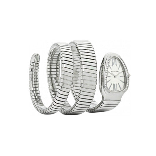 Serpenti Tubogas 35mm Double Twirl with Diamonds